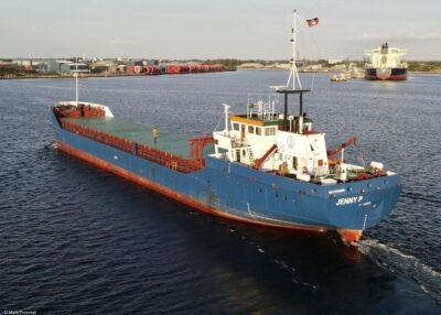 Jenny P arriving in Kalundborg, 22-08-2022