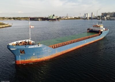 Jenny P arriving in Kalundborg, 22-08-2022
