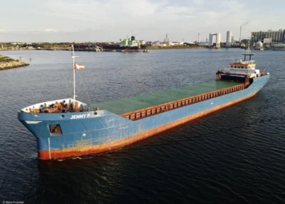 Jenny P arriving in Kalundborg, 22-08-2022