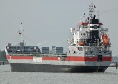 Laganborg inboud Delfzijl, 28-10-2022