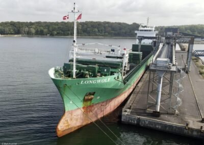 Longwolf moored at Skælskør, 26-08-2022