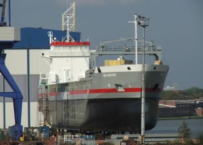Maasborg under construction at Ferus Smit in Leer, 25-09-2005