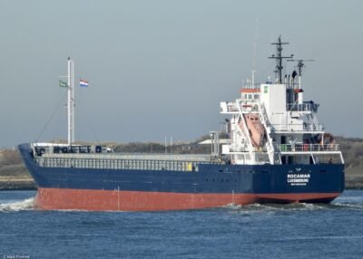Rocamar outbound Rotterdam passing Hook of Holland, 12-11-2022