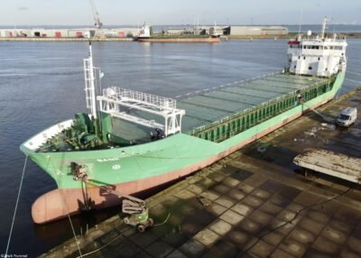 Solentbank moored in Delfzijl, 25-11-2022