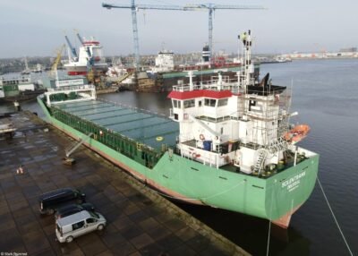 Solentbank moored in Delfzijl, 26-11-2022