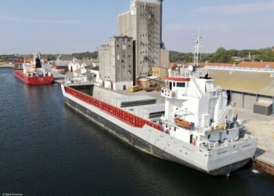 Tjonger moored at Korsør Havn, 16-08-2022