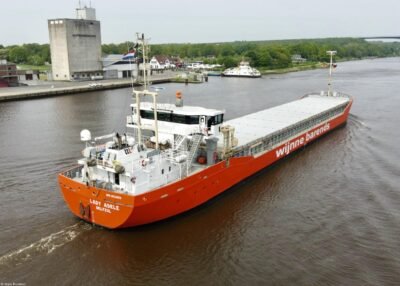Lady Adele in Kiel Canal passing Hohenhörn, 21-05-2023