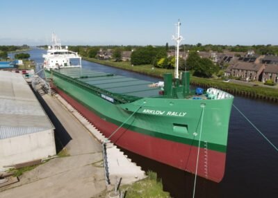 Arklow Rally moored at Oude Eemskanaal in Delfzijl, 02-06-2023