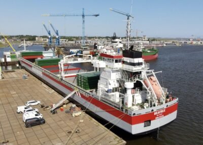 Beatrix moored at Delfzijl, 02-06-2023