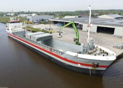 Iepborg moored in Delfzijl, 22-05-2023
