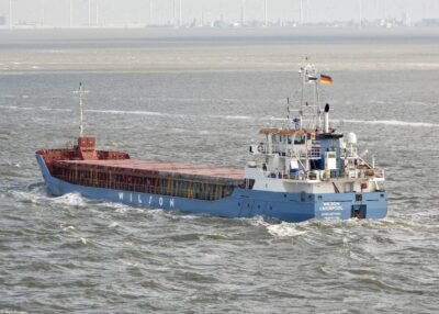 Wilson Liverpool on river Ems heading for Emden, 07-06-2023