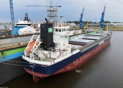 Cathy Jo moored at Niestern Sander in Delfzijl, 30-06-2023