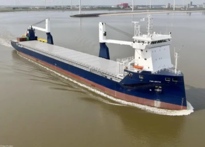 FWN Arctic leaving Delfzijl, 09-07-2023