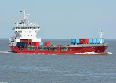 Laura passing Cuxhaven, 08-07-2023