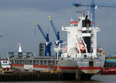 Mississippiborg moored in Delfzijl, 18-10-2012