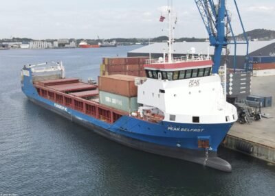 Peak Belfast moored at Tananger, 09-06-2023