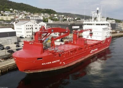Silver Arctic moored in Bergen, 13-06-2023