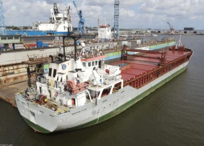 Spanaco Simplicity moored at Niestern Sander in Delfzijl, 14-07-2023