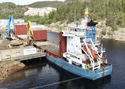 Wilson Cork moored at Skien, 22-06-2023