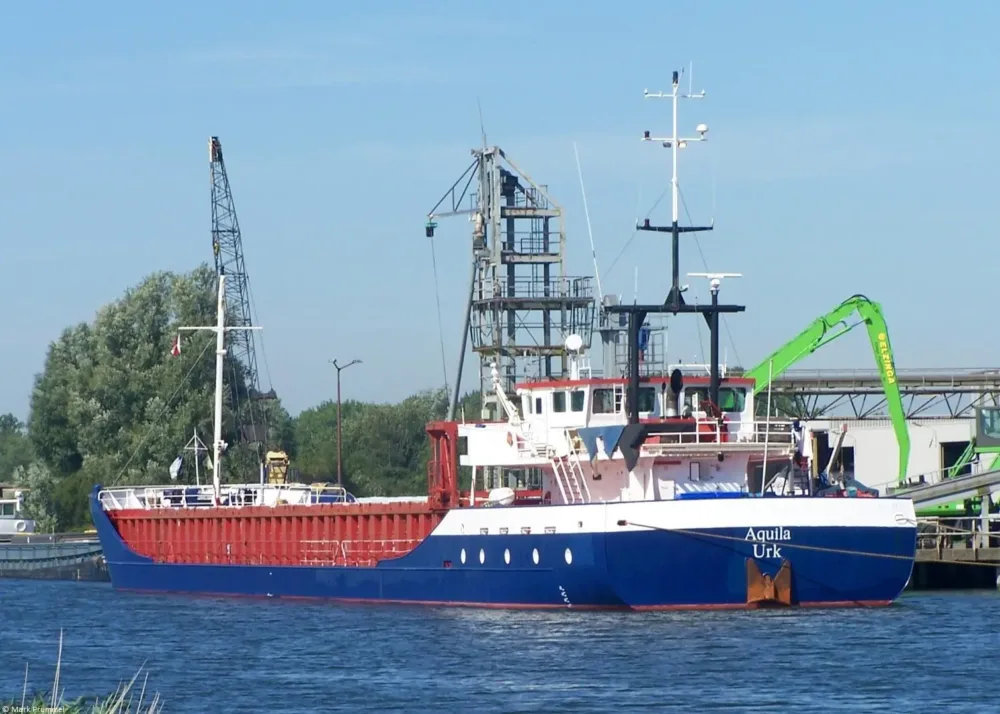 Aquila moored in Delfzijl, 10-09-2006