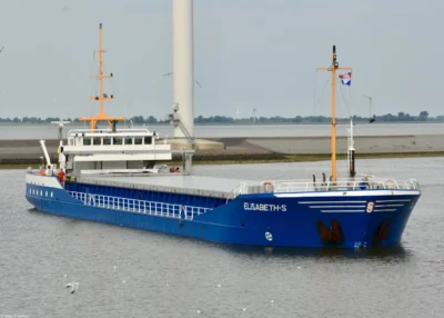Elisabeth-S arriving in Delfzijl, 11-08-2023