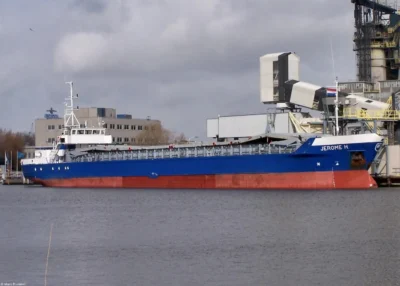 Jerome H. moored in Delfzijl, 26-03-2006