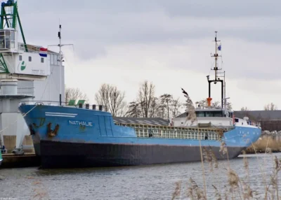 Nathalie moored in Delfzijl, 26-03-2006