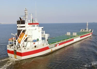 Lauwersborg on river Ems bound for Delfzijl, 09-09-2023