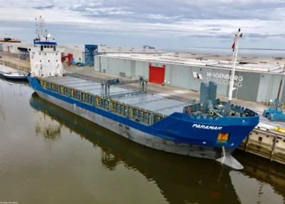 Paramar moored in Delfzijl, 08-10-2023
