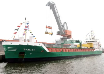 Banier moored in Delfzijl, 01-11-2009