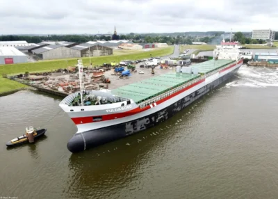 Fuldaborg departing from Delfzijl, 24-06-2022