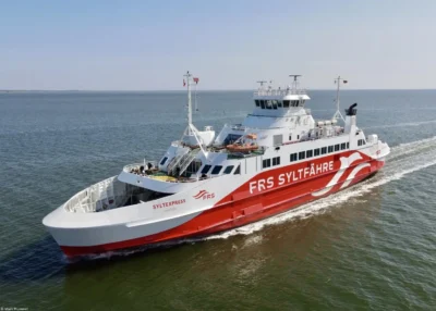 Sylt Express arriving in Havneby, 19-05-2023