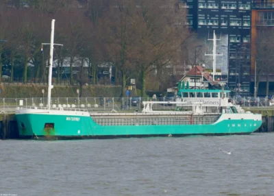 Waterway moored at Rotterdam Parkkade, 17-12-2023