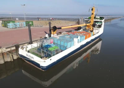 Baltrum II moored in Nessmersiel, 16-09-2023