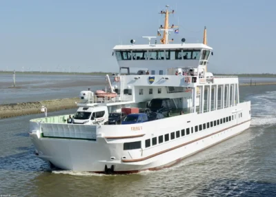 Frisia II departing from Norddeich, 07-05-2016