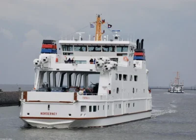 Frisia IV arriving in Norddeich, 20-08-2006