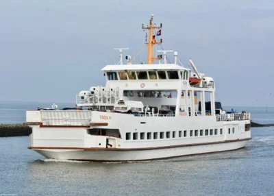 Frisia VI arriving in Norddeich, 15-09-2023