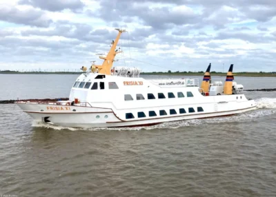 Frisia XI departing from Norddeich, 20-09-2023