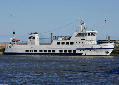 Harle Kurier moored in Harlesiel, 26-02-2023
