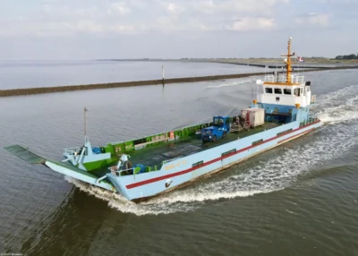 Onkel Otto leaving Dornumersiel, 16-09-2023