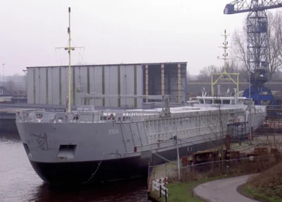 See-Stern fitting out at Damen Shipyards in Bergum, 28-03-2005