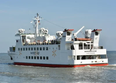 Wangerooge leaving Harlesiel, 15-09-2023
