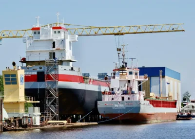 Petra at shipyard Niestern Sander in Delfzijl, 04-05-2007
