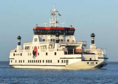 Sier arriving at Holwerd, 27-01-2024