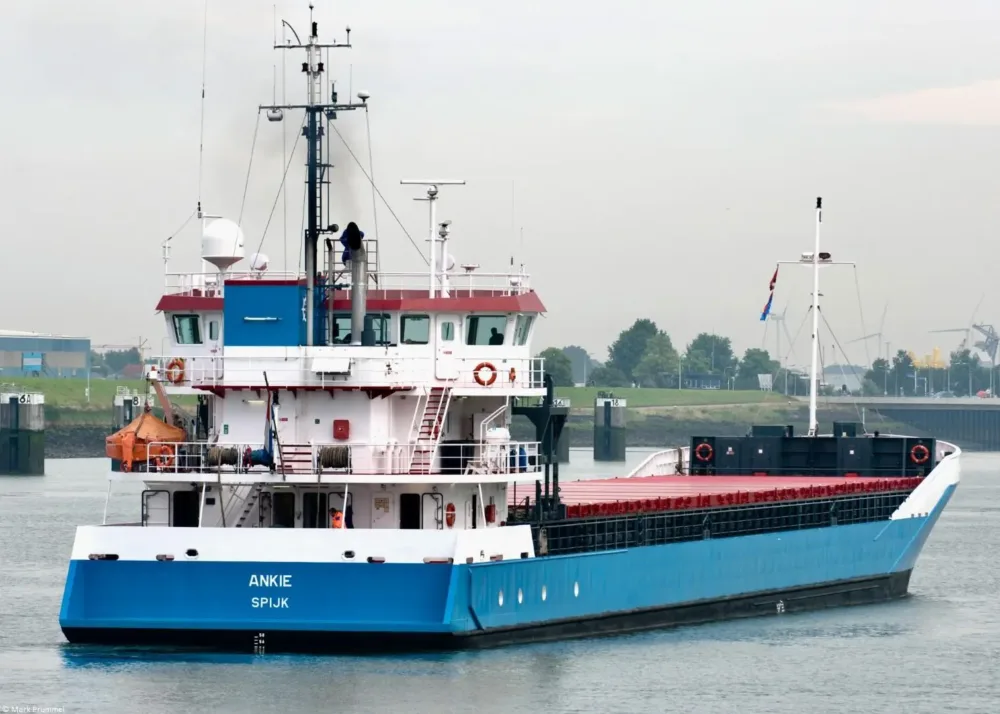 Ankie arriving in Terneuzen, 14-08-2012