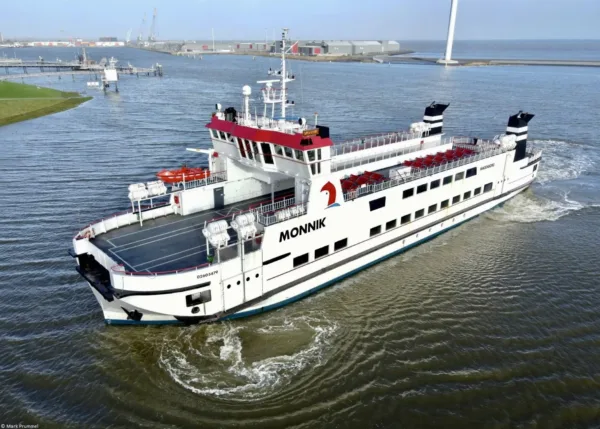 Monnik in Delfzijl, 30-01-2022