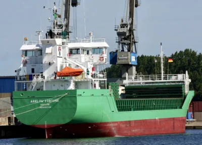 Arklow Fortune moored in Wilhelmshaven, 28-07-2007