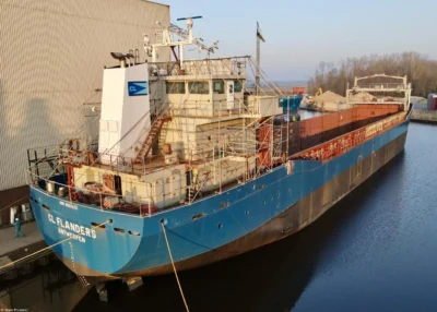 CL Flanders under construction at GS Yard in Waterhuizen, 09-03-2024