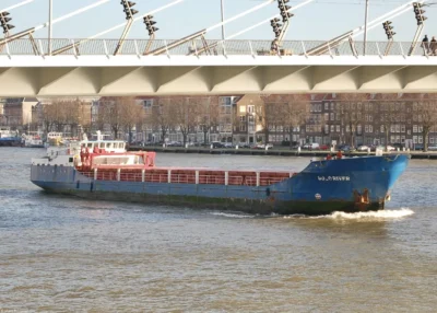 Golo River on Nieuwe Maas in Rotterdam, 14-01-2007