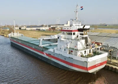 Hydra moored in Farmsum, 08-03-2024